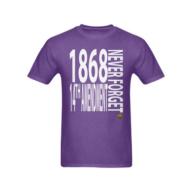 #NEVERFORGET# 14TH AMENDMENT 1868 Purple T-Shirt