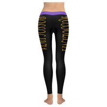 #Rossolini1# TheName Purple Trim Low Rise Leggings (Invisible Stitch) (Model L05)