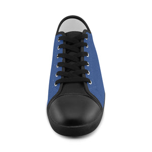 #Rossolini1# Royal Blue Canvas Shoes for Women/Large Size (Model 016)