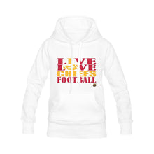 #Rossolini1# Live Love Chiefs Football White Hoodies (Model H10)