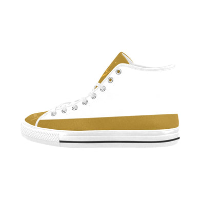#Rossolini1# Flavor White/Gold Vancouver H Men's Canvas Shoes (1013-1)