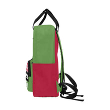 #Rossolini1# Black Lives Matter Red/Green 2 Twin Handle Backpack (Model 1732)