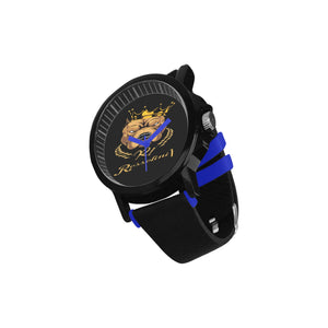 #Rossolini1# Blue Hours/Seconds Unisex Silicone Strap Plastic Watch (Model 316)