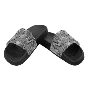 #Rossolini1# SnakeSkin IMG Men's Slide Sandals/Large Size (Model 057)