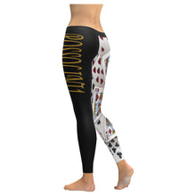 #Rossolini1# TheName 52 Card Pickup Low Rise Leggings (Invisible Stitch) (Model L05)