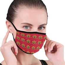 #Rossolini1# Red Mouth Mask (2 Filters Included) (Non-medical Products)