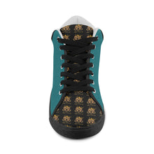 #Rossolini1# TimeLess Kelly Green Women's Chukka Canvas Shoes (Model 003)