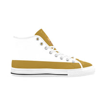 #Rossolini1# Flavor White/Gold Vancouver H Women's Canvas Shoes (1013-1)
