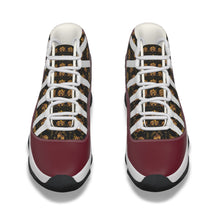 Rossolini1 Candy Apple Red Men's High Top Basketball Shoes
