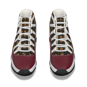 Rossolini1 Candy Apple Red Women's High Top Basketball Shoes