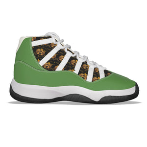 Rossolini1 Grass Green Men's High Top Basketball Shoes