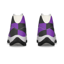 Rossolini1 Purple/Black Women's High Top Basketball Shoes