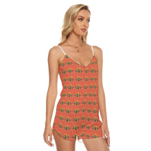 Rossolini1 Pantone Women's V-neck Cami Romper
