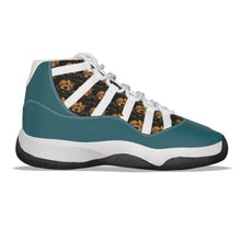 Rossolini1 Kelly Green Men's High Top Basketball Shoes