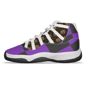 Rossolini1 Purple/Black Women's High Top Basketball Shoes