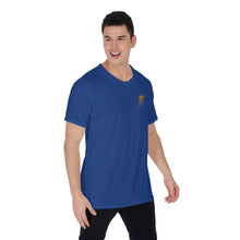 Rossolini1 Blue Men's O-Neck T-Shirt