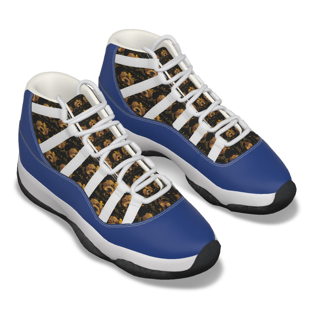 Rossolini1 Blue Men's High Top Basketball Shoes