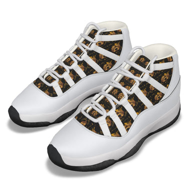 Rossolini1 White Men's High Top Basketball Shoes