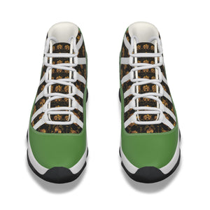 Rossolini1 Grass Green Men's High Top Basketball Shoes