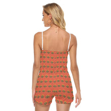 Rossolini1 Pantone Women's V-neck Cami Romper