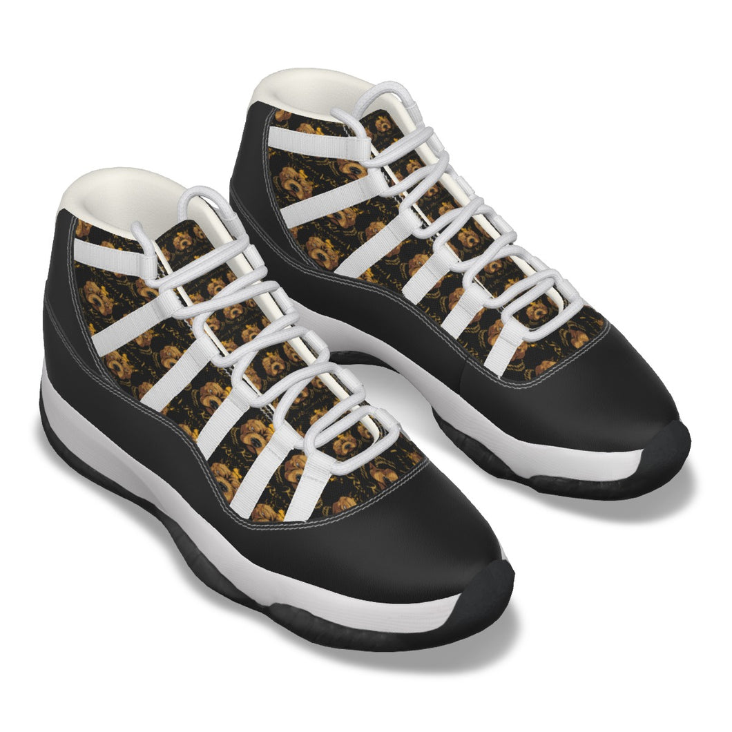 Rossolini1 Black Men's High Top Basketball Shoes