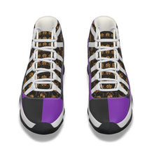 Rossolini1 Purple/Black Women's High Top Basketball Shoes