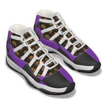 Rossolini1 Purple/Black Women's High Top Basketball Shoes