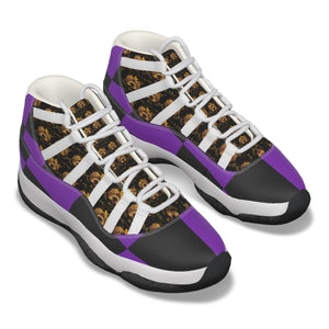 Rossolini1 Purple/Black Women's High Top Basketball Shoes