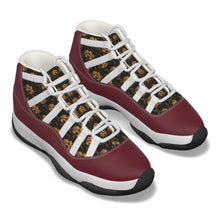 Rossolini1 Candy Apple Red Men's High Top Basketball Shoes
