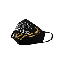 #Rossolini1# Respect Mouth Mask in One Piece (2 Filters Included) (Model M02)