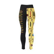#Rossolini1# TheName HIEROGLYPHIC ALPHABET Plus Size High Waist Leggings (Model L44)