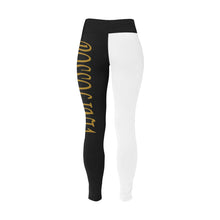 #Rossolini1# TheName B/W Plus Size High Waist Leggings (Model L44)
