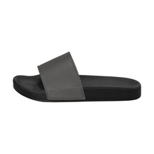 #Rossolini1# Asphalt Men's Slide Sandals/Large Size (Model 057)