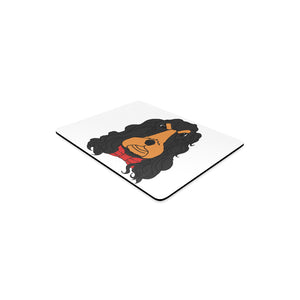 #Cocker Spaniel# Red Bow Tie Rectangle Mousepad