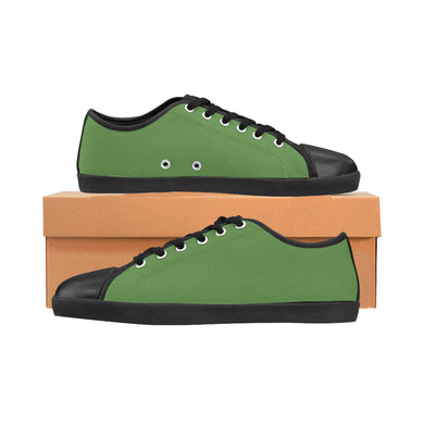 #Rossolini1# Grass Green Canvas Shoes for Women/Large Size (Model 016)