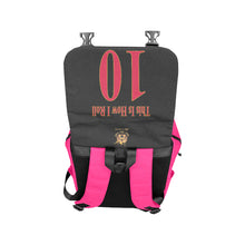 #This Is How I Roll# 10 Red/Gold Casual Shoulders Backpack (Model 1623)