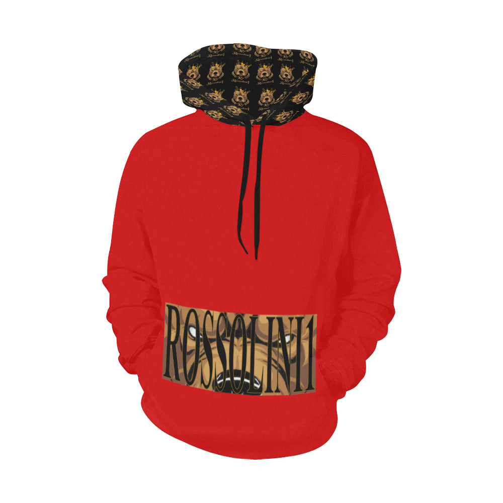 #Rossolini1# Red Hoodie for Men (Model H13)
