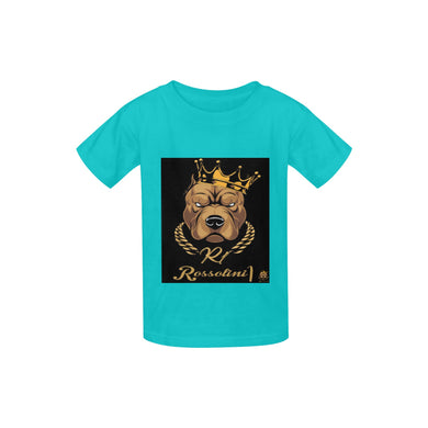 #Rossolini1# Logo Sea Green Kid's  Classic T-shirt (Model T22)