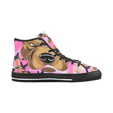 #Rossolini1# Streetz Pink/Black Camo Vancouver H Men's Canvas Shoes (1013-1)