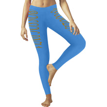 #Rossolini1# TheName Blue Low Rise Leggings (Invisible Stitch) (Model L05)
