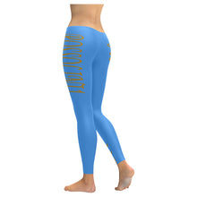 #Rossolini1# TheName Blue Low Rise Leggings (Invisible Stitch) (Model L05)