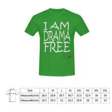 #DRAMA FREE# Green T-Shirt