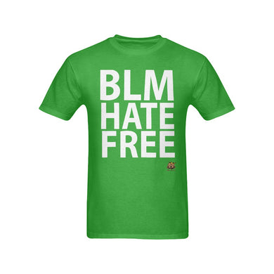 #BLM# HATE FREE Green T-Shirt