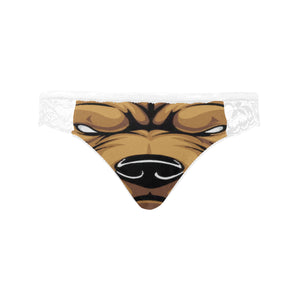 #Rossolini1# White Women's Lace Panty (Model L41)