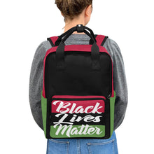 #Rossolini1# Black Lives Matter R/B/G Twin Handle Backpack (Model 1732)