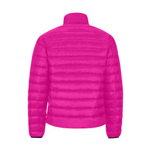 #Rossolini1# Hot Pink Stand Collar Padded Jacket (Model H41)