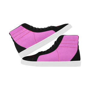 #Rossolini1# Pink Capricorn High Top Casual Shoes for Men (Model 037)