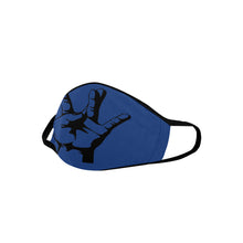 #STRAIGHT OUT OF THE WEST# Blue Mouth Mask