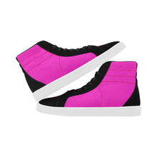 #Rossolini1# Hot Pink Capricorn High Top Casual Shoes for Women (Model 037)