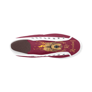 #Rossolini1# Flavor White/Candy Apple Red Vancouver H Women's Canvas Shoes (1013-1)